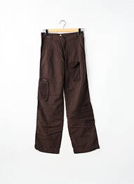 Pantalon cargo croială dreaptă mărime normală maro SCHOOL RAG femeie