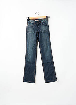Blugi bootcut buzunare albastru SCHOOL RAG femeie