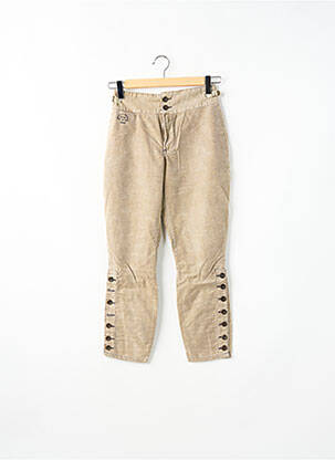 Pantalon slim buzunare bej SCHOOL RAG femeie