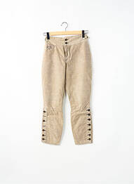 Pantalon slim buzunare bej SCHOOL RAG femeie