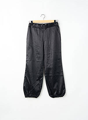 Pantalon drept talie elastică negru SCHOOL RAG femeie