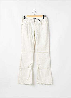 Pantalon drept alb TEDDY SMITH femeie