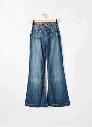 Blugi cu croială evazată albastru TEDDY SMITH femeie