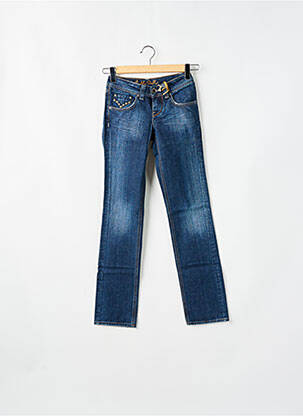 Blugi cu croială slim albastru TEDDY SMITH femeie