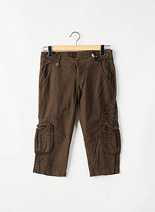 Pantalon trei sferturi buzunare verde TEDDY SMITH femeie