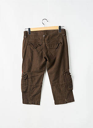 Pantalon trei sferturi buzunare verde TEDDY SMITH femeie