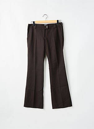 Pantalon drept maro TIM BARGEOT femeie