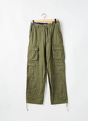 Pantalon cargo croială dreaptă verde WEARFIRST bărbat