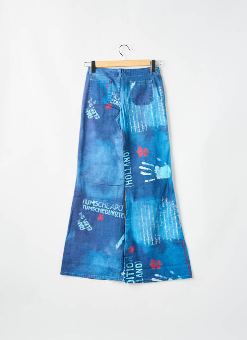 Pantalon evazat albastru SCHOOL RAG femeie