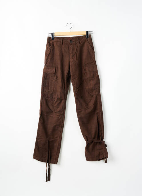 Pantalon cargo maro SCHOOL RAG femeie