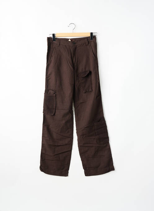 Pantalon cargo maro SCHOOL RAG femeie