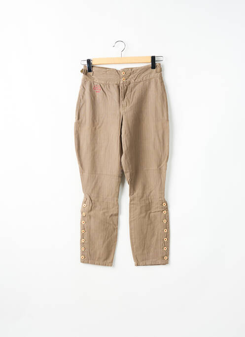 Pantalon slim bej SCHOOL RAG femeie