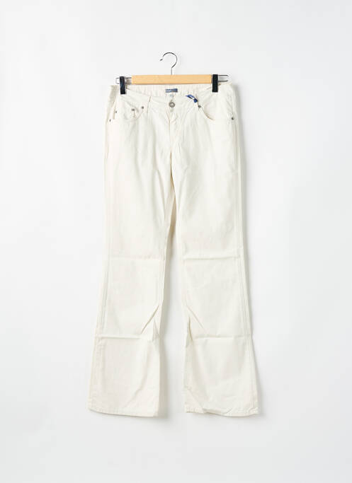 Pantalon drept alb TEDDY SMITH femeie
