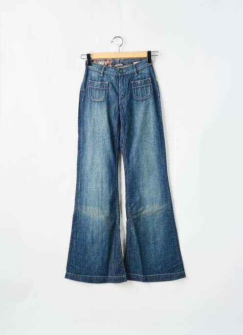 Blugi cu croială evazată albastru TEDDY SMITH femeie