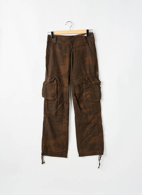 Pantalon cargo maro TEDDY SMITH femeie
