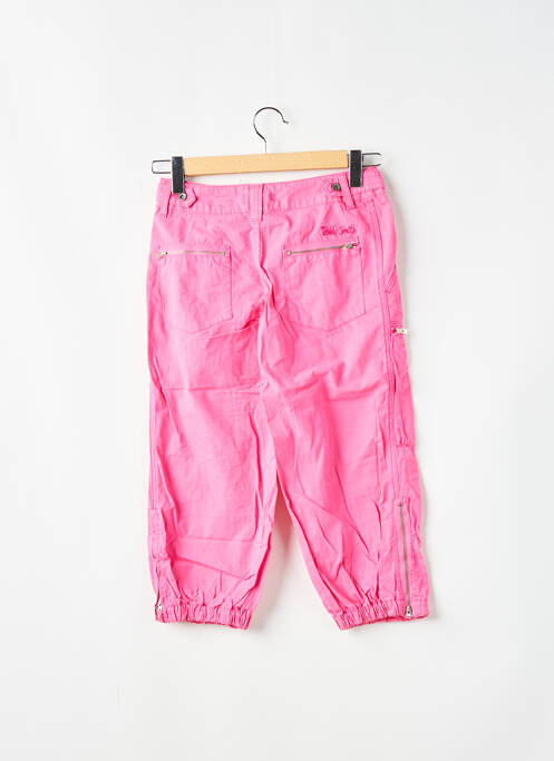 Pantalon trei sferturi roz TEDDY SMITH femeie