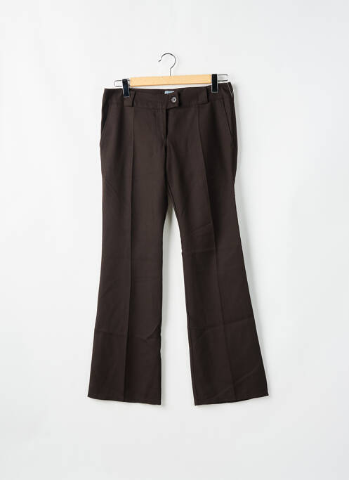 Pantalon drept maro TIM BARGEOT femeie