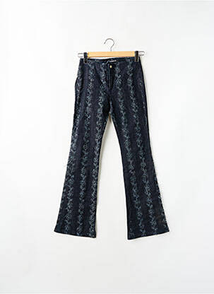 Blugi bootcut albastru SCHOOL RAG femeie