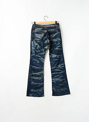 Blugi bootcut elasticitate talie joasă albastru SCHOOL RAG femeie