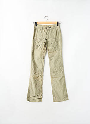 Pantalon cargo subțire mărime normală verde SCHOOL RAG femeie