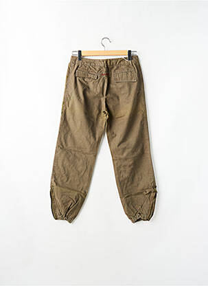 Pantalon 7/8 țesătură poplin mărime normală verde SCHOOL RAG femeie