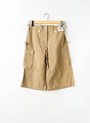 Pantalon trei sferturi maro SCHOOL RAG femeie