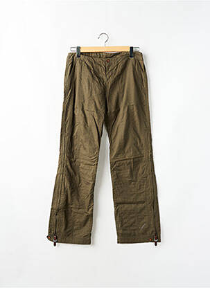 Pantalon evazat talie joasă talie joasă verde TEDDY SMITH femeie