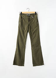 Pantalon evazat talie joasă talie joasă verde TEDDY SMITH femeie