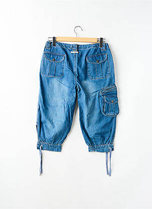 Pantalon trei sferturi elasticitate albastru TEDDY SMITH femeie