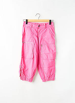 Pantalon trei sferturi roz TEDDY SMITH femeie