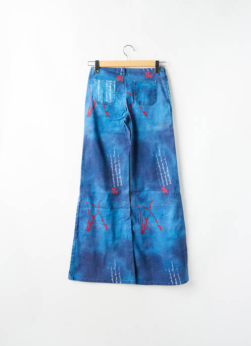 Blugi cu croială evazată albastru SCHOOL RAG femeie