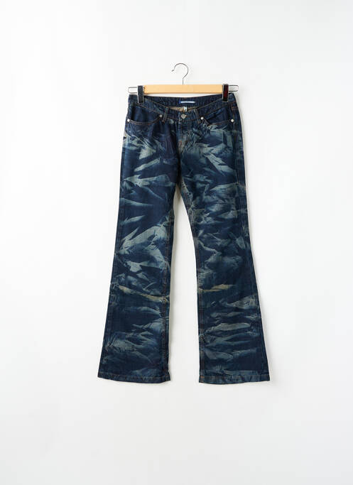 Blugi bootcut albastru SCHOOL RAG femeie