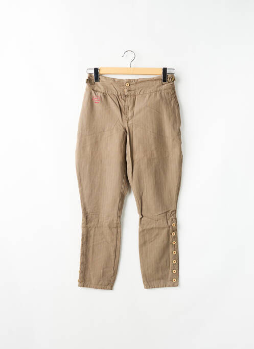 Pantalon 7/8 maro SCHOOL RAG femeie