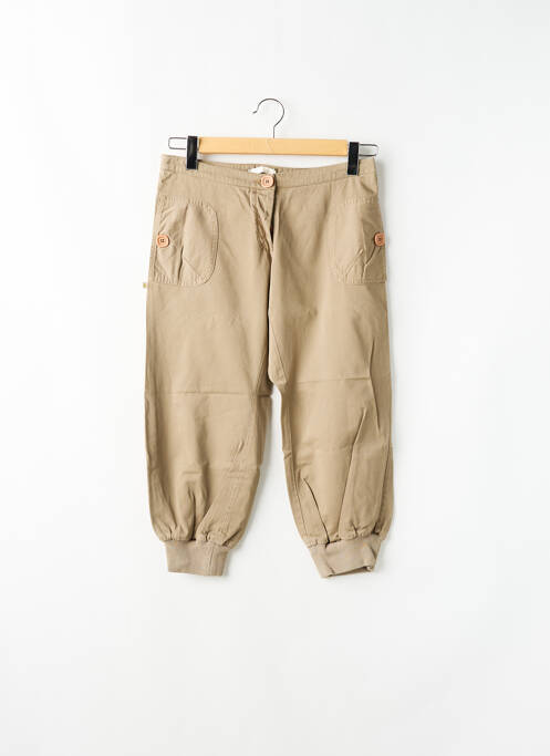 Pantalon trei sferturi maro SESSUN femeie