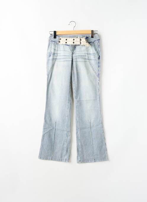 Blugi cu croială evazată albastru TEDDY SMITH femeie