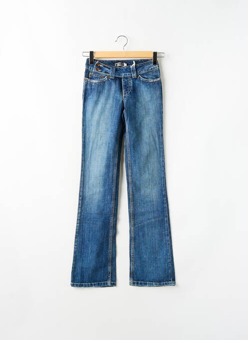Blugi bootcut albastru TEDDY SMITH femeie