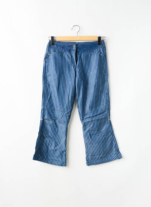 Pantalon trei sferturi albastru TEDDY SMITH femeie