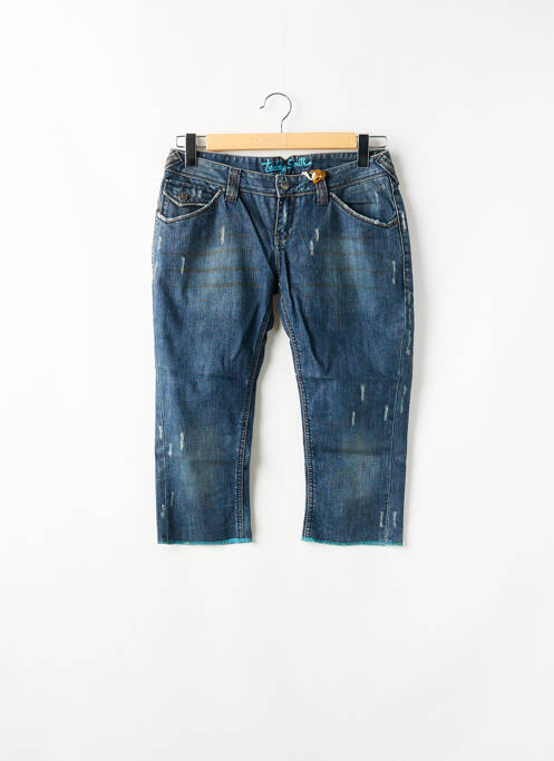 Pantalon trei sferturi albastru TEDDY SMITH femeie