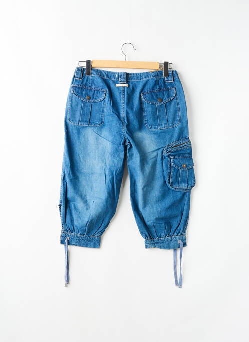 Pantalon trei sferturi albastru TEDDY SMITH femeie