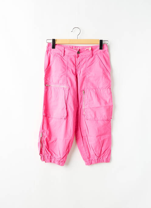 Pantalon trei sferturi roz TEDDY SMITH femeie