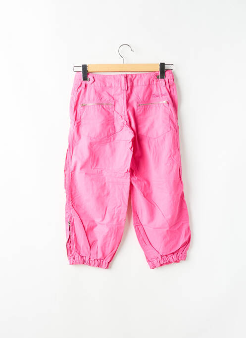 Pantalon trei sferturi roz TEDDY SMITH femeie