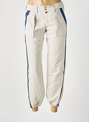 Pantalon 7/8 țesătură poplin mărime normală gri BE YOU K femeie