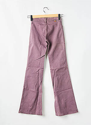 Pantalon evazat elasticitate talie înaltă violet CIMARRON femeie