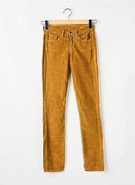 Pantalon slim talie joasă talie joasă galben FIVE PM femme