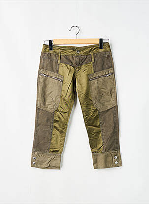 Pantalon trei sferturi verde FORNARINA femeie