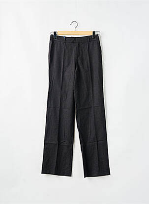 Pantalon drept talie cu cleme talie înaltă gri LEON & HARPER femeie
