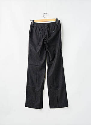 Pantalon drept talie cu cleme talie înaltă gri LEON & HARPER femeie