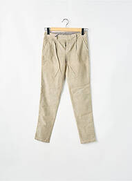Pantalon chino broderie galoni laterali talie joasă verde LEON & HARPER femeie