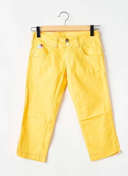 Pantalon trei sferturi galben CIMARRON femeie