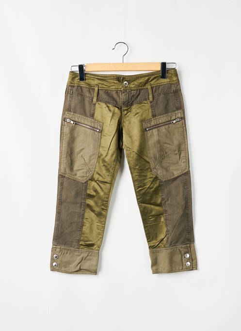 Pantalon trei sferturi verde FORNARINA femeie